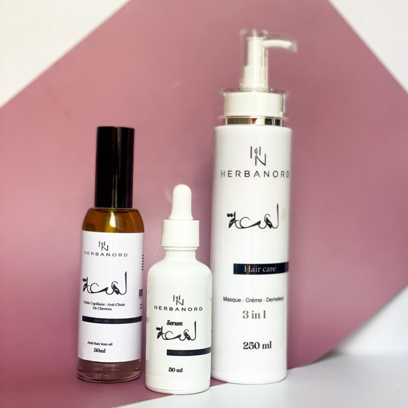 🌿 Mini Pack Lamaa — Soin Complet pour des Cheveux Forts et Sublimés