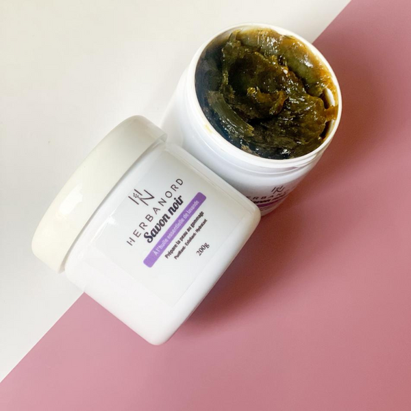 🖤 Savon Noir Naturel – Soin Purifiant et Adoucissant