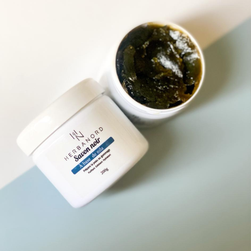 🖤 Savon Noir Naturel – Soin Purifiant et Adoucissant