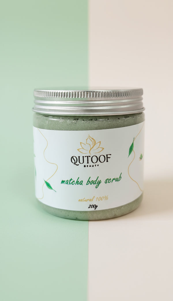 ﻿ QUTOOF BEAUTY  Gommage Révélateur d'Éclat au Matcha