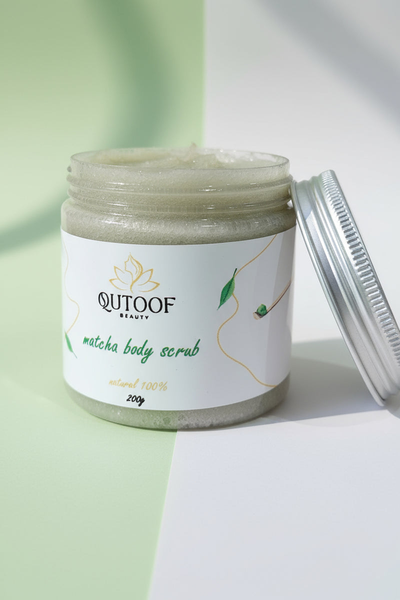 ﻿ QUTOOF BEAUTY  Gommage Révélateur d'Éclat au Matcha