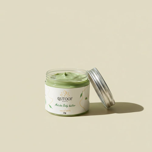 Matcha Body Butter QUTOOF - Beurre corps hydratant au thé matcha et karité pour peau nourrie