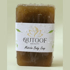 Savon exfoliant au matcha bio - Soin purifiant pour le corps