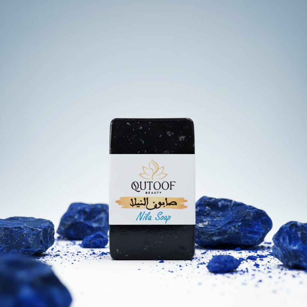 Savon Nila 100g Qutoof Beauty à la glycérine - savon bleu purification naturelle